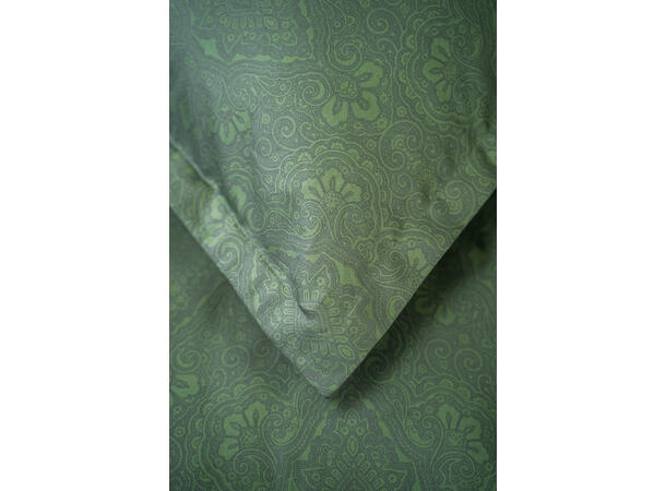 Borås Cotton Vito sengesett 200x220/50x70 Grønn / Green
