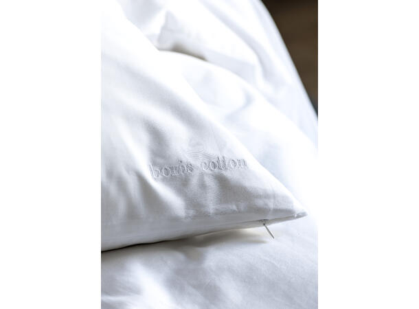 Borås Cotton Cloud sengesett 140x220/50x70 Hvit / Optical white
