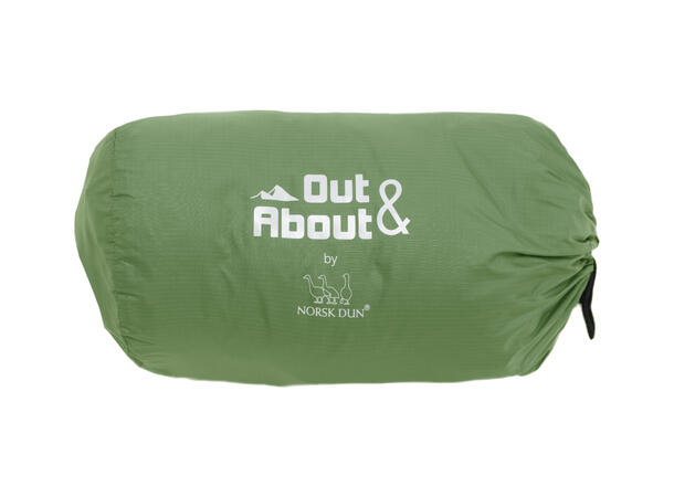 Out&About Dunsokk by Norsk Dun Onesize Lys grønn