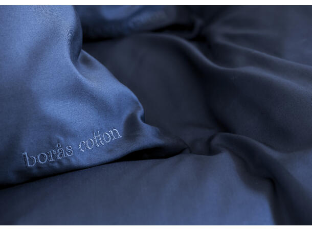 Borås Cotton Cloud sengesett 200x220/50x70 Blå / Deep blue