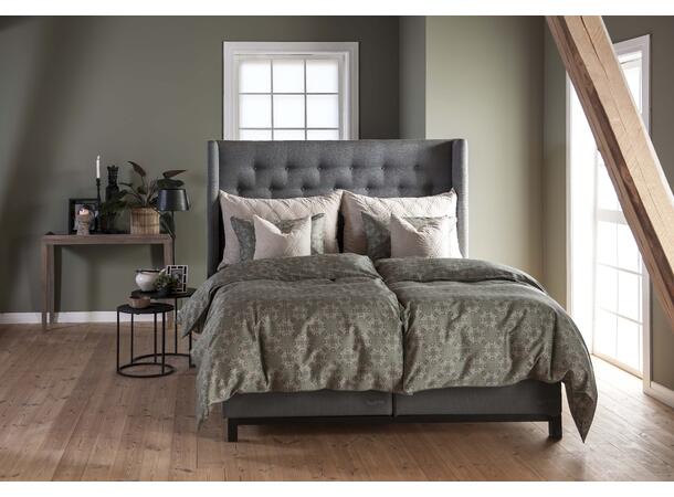 Borås Cotton Alba sengesett 140x200/50x70 Grønn