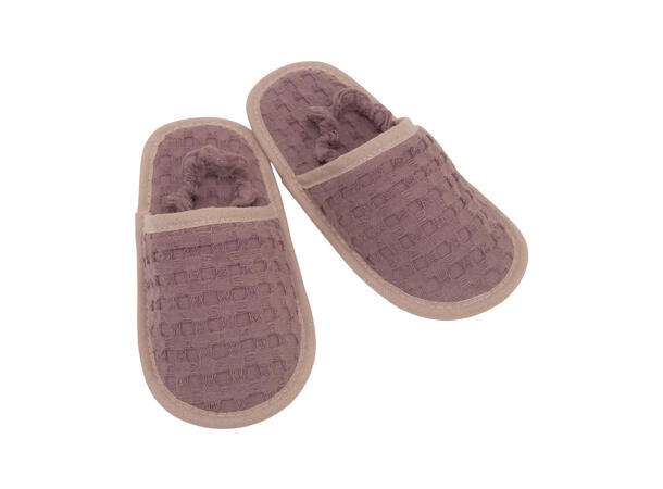 Cozy slippers 3-4 år Dus rosa