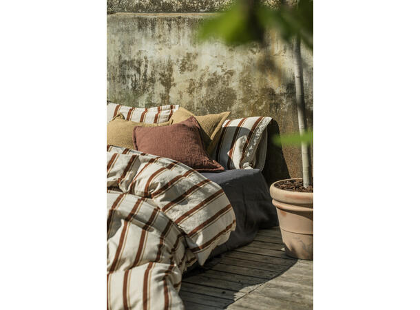 Gustav Ovland Solist sengesett 140x200/50x70 Rust