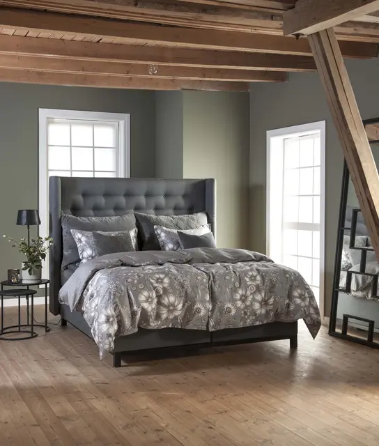Borås Cotton Siena sengesett 140x200/50x70 Grå 