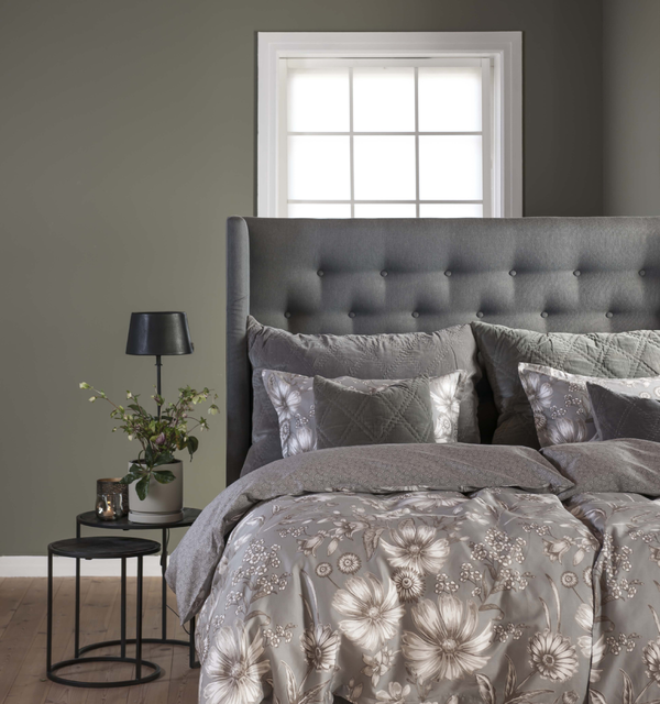 Borås Cotton Siena sengesett 140x200/50x70 Grå 