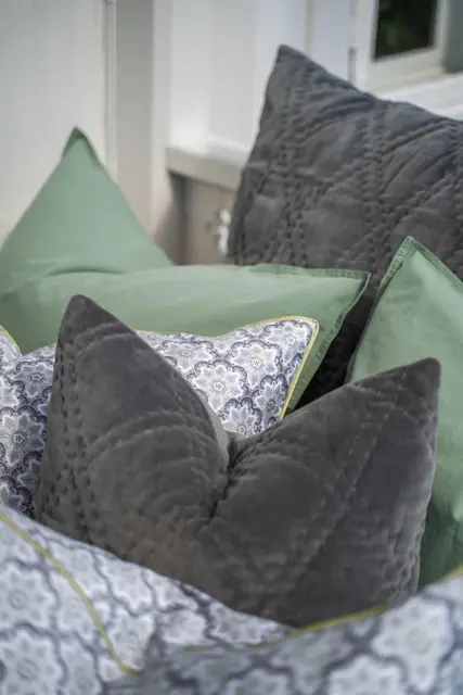 Borås Cotton Marseille putetrekk 70x100 Grey 