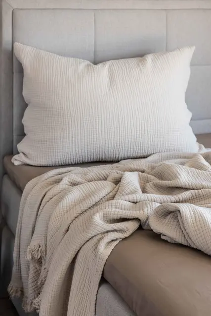 Borås Cotton Torino sengeteppe 160x260 Beige 