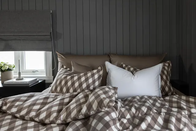 Borås Cotton Charlie sengesett 140x200/50x70 Beige 