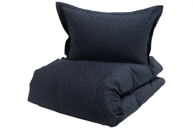 Borås Cotton Betty sengesett 140x200/50x70 Blå 