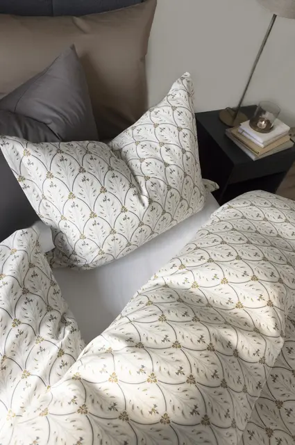Borås Cotton Marino sengesett 140x200/50x70 Grå 