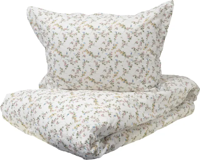 Borås Cotton Felicia Blomst 140x200/50x70 Multi 