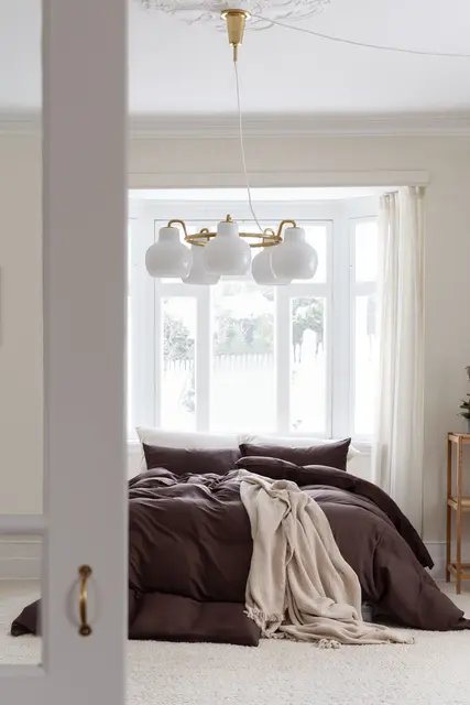 Borås Cotton Torino sengeteppe 160x260 Beige 