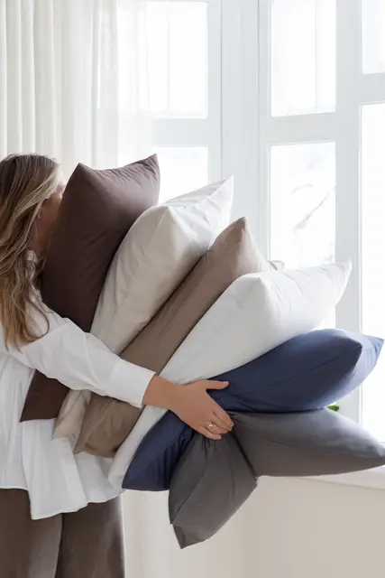 Borås Cotton Cloud sengesett 140x220/50x70 Lys beige 