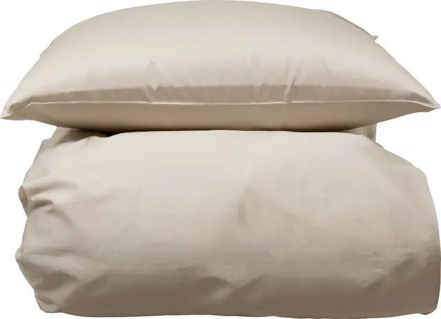 Borås Cotton Cloud sengesett 140x220/50x70 Lys beige 