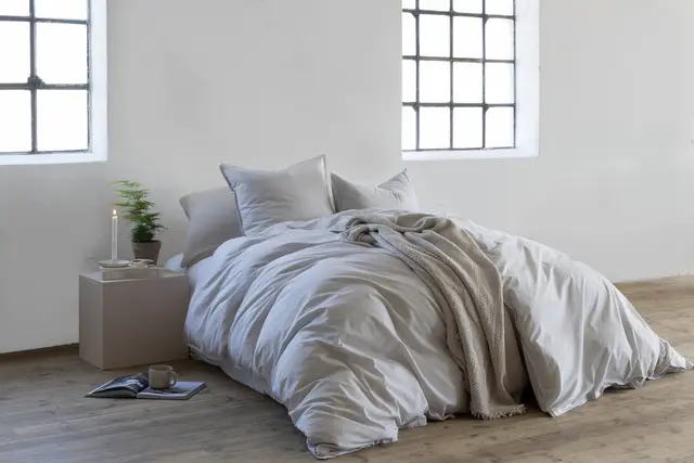 Borås Cotton Cille sengesett 140x200/50x70 Beige 