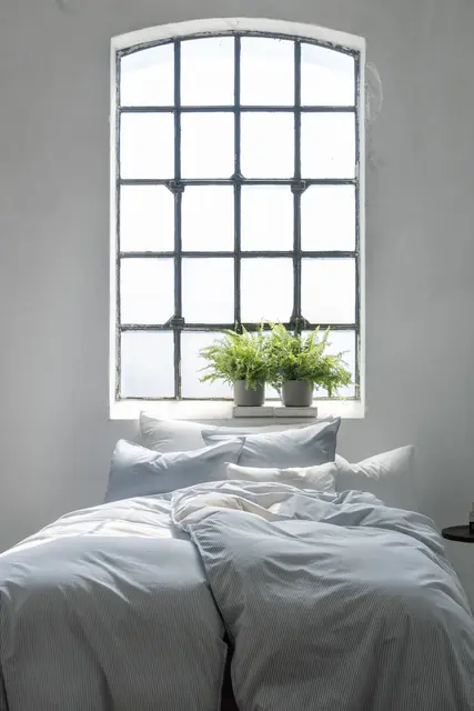 Borås Cotton Cille sengesett 140x200/50x70 Blå 