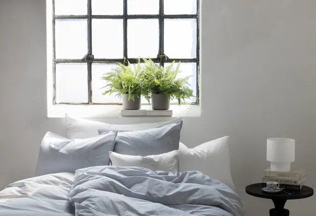 Borås Cotton Cille sengesett 140x200/50x70 Blå 