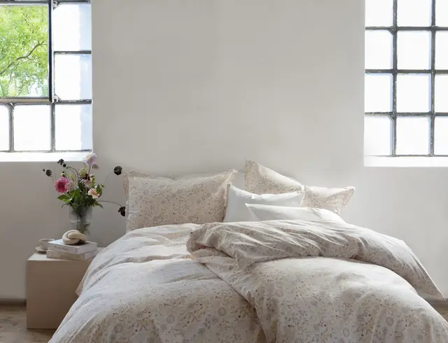 Borås Cotton Lumi sengesett 140x200/50x70 Taupe 