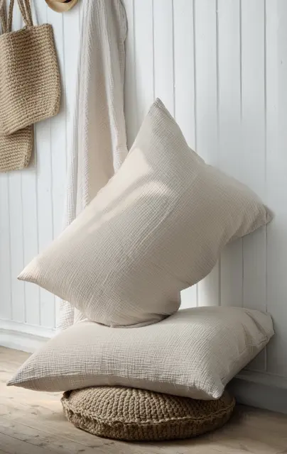 Borås Cotton Torino putetrekk 60x80 Beige 