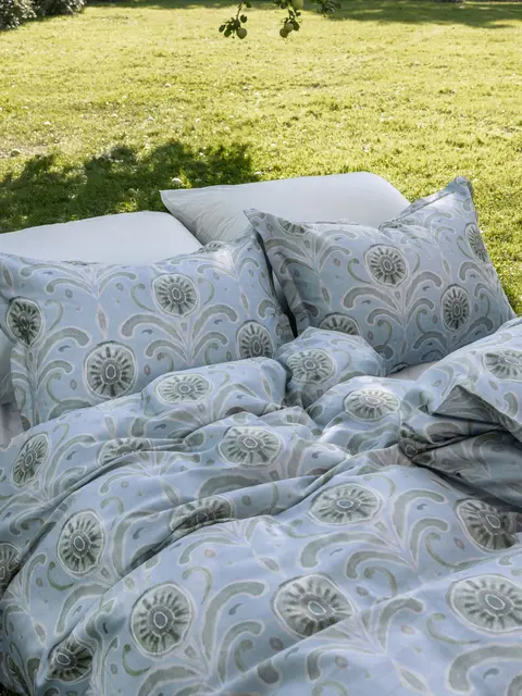 Borås Cotton Moulins sengesett 140x200/50x70 Blå 