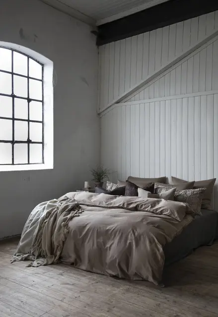 Borås Cotton Cloud sengesett 140x200/50x70 Sand 