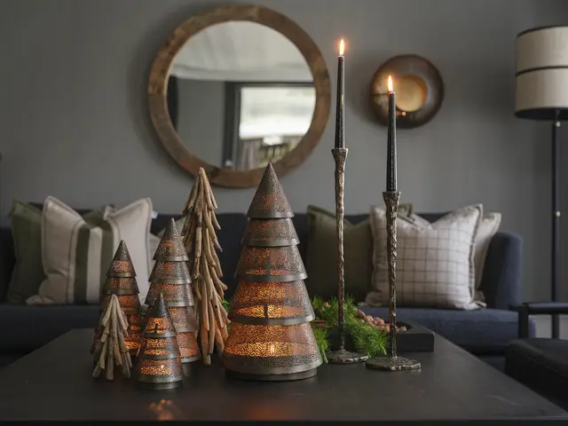 Halvor Bakke Ceres lysestake H40 Brun 