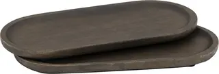 Halvor Bakke Truro brett 2-pack 30x14cm Brun