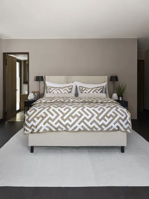 Halvor Bakke Anura sengesett 140x200/50x70 Beige / Pure cashmere 