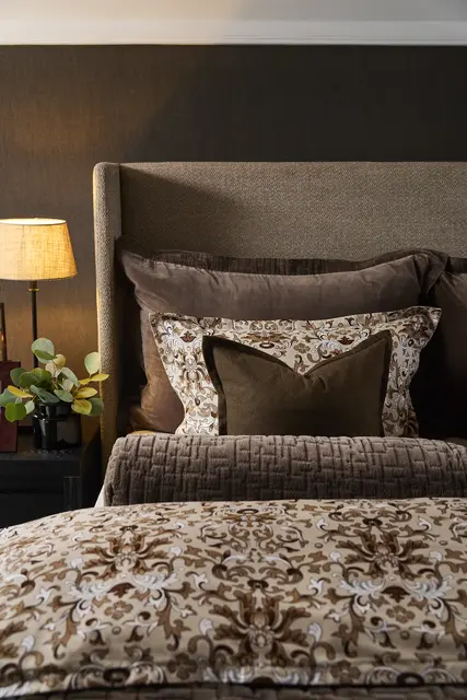 Halvor Bakke Filipstad putetrekk 50x50 Brun 