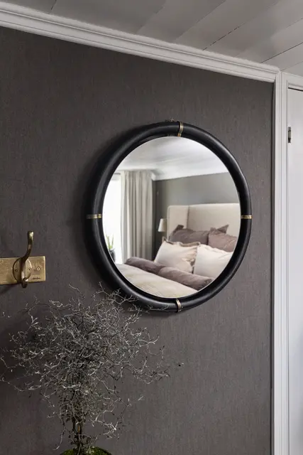 Halvor Bakke Lysaker speil Ø65 Sort 