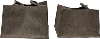 Halvor Bakke Asima oppbevaring sett av 2 40x35x25/45x40x30 Brun