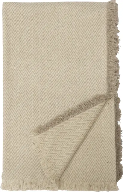 Halvor Bakke Asima pledd 120x200 Beige 