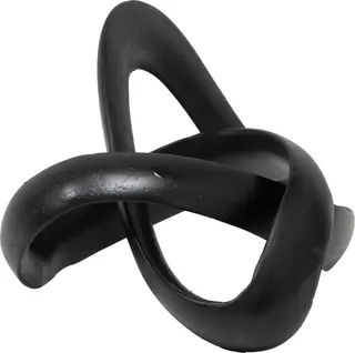 Halvor Bakke Blommenholm skulptur 15x13x22 Sort