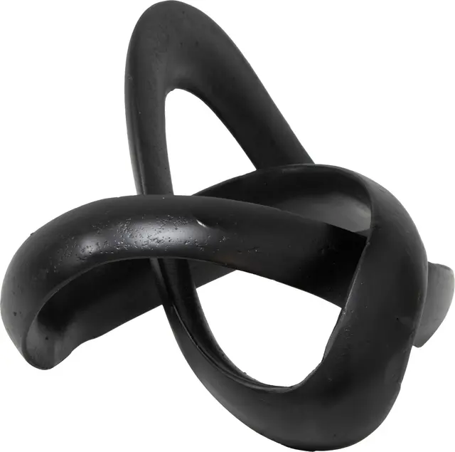 Halvor Bakke Blommenholm skulptur 15x13x22 Sort 