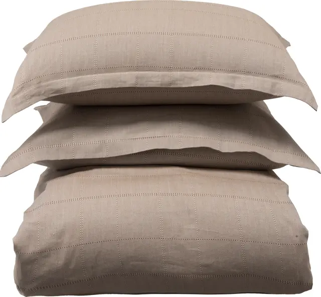 Halvor Bakke Briskeby sengesett 200x220/2*50x70 Kanel 