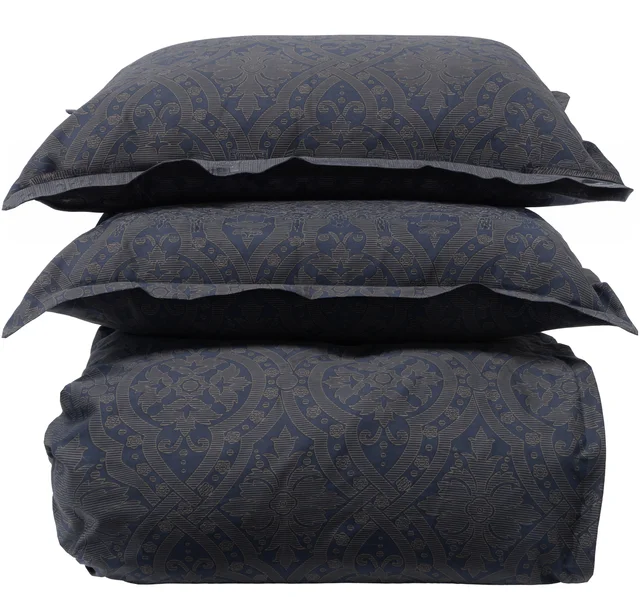 Halvor Bakke Frogner sengesett 200x220/2*50x70 Blå / Midnight blue 