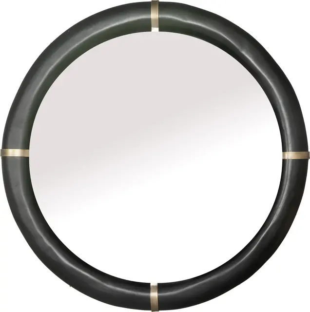 Halvor Bakke Lysaker speil Ø65 Sort 