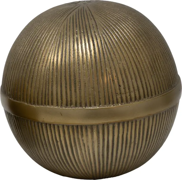 Halvor Bakke Skillebekk dekorball Stor Messing 