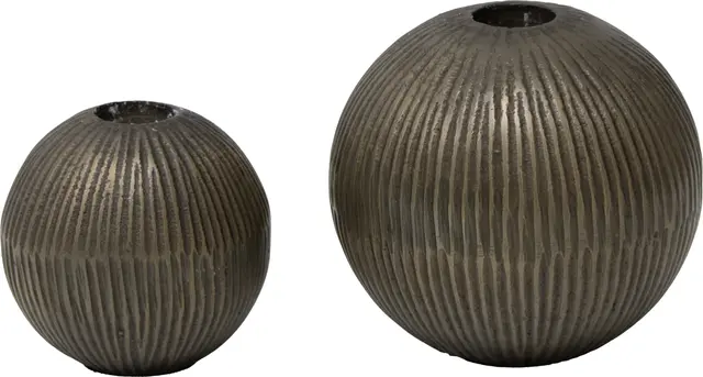 Halvor Bakke Skillebekk lysestake Stor Brun 