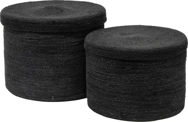 Halvor Bakke Uranienborg oppbevaring 2pk Ø27,5/Ø24,5 Sort 