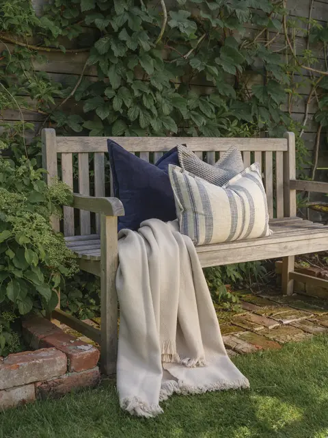 Halvor Bakke Bhisho pledd 130x200 Beige 