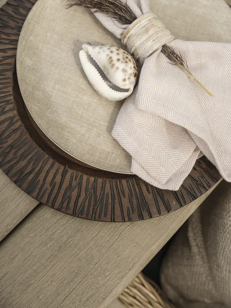 Halvor Bakke Lecce serviett 4-pack 45x45 Beige 