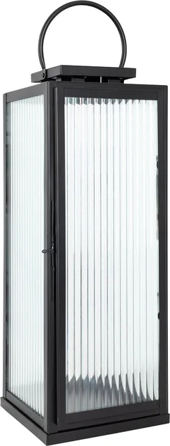 Halvor Bakke Brillar lanterne H56 Sort med rilleglass 