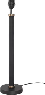 Halvor Bakke Puro bordlampe rille effekt H59 Sort metall