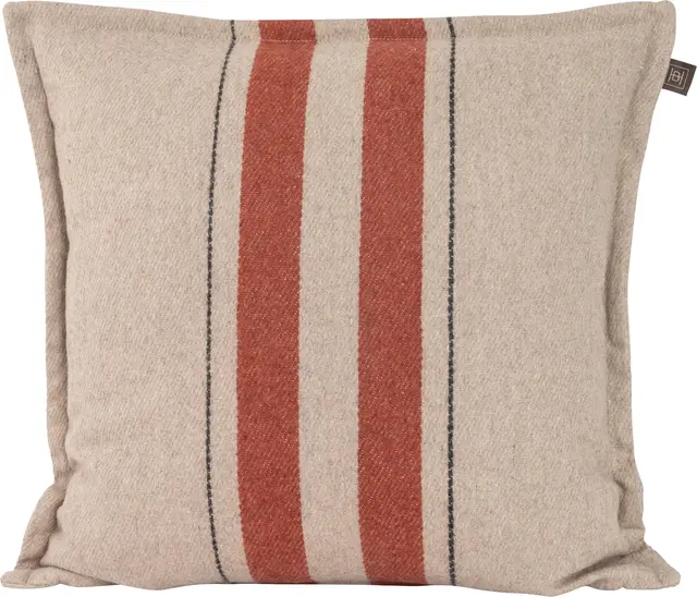 Halvor Bakke Vivero putetrekk 50x50 Beige med rust felt 