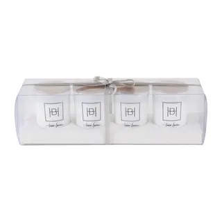 Halvor Bakke Duftlys gavepakke 4-pk Hvit assorterte dufter