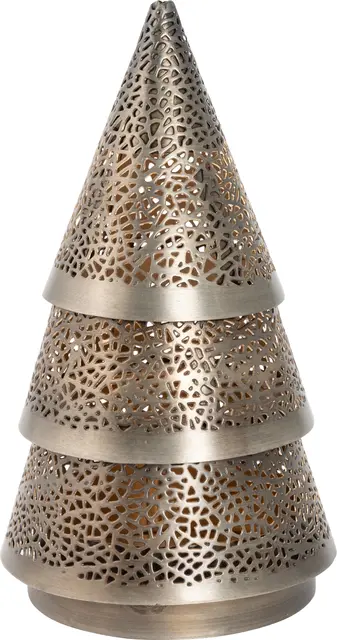 Halvor Bakke Santa dekortre til telys Ø10,5 H18,5 cm Koks metallic 