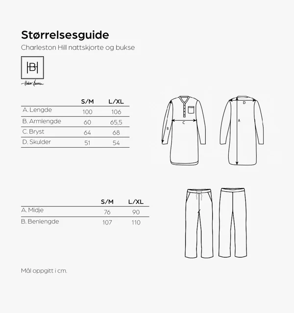 Halvor Bakke Charleston Hill pysjbukse L/XL Brun / Muldvarp 