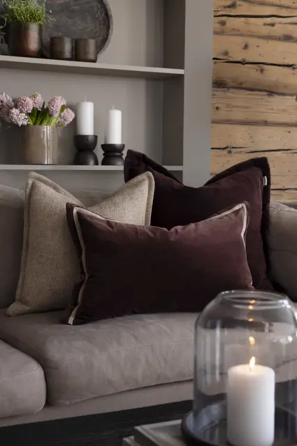 Lama Pola putetrekk 40x60 Aubergine 