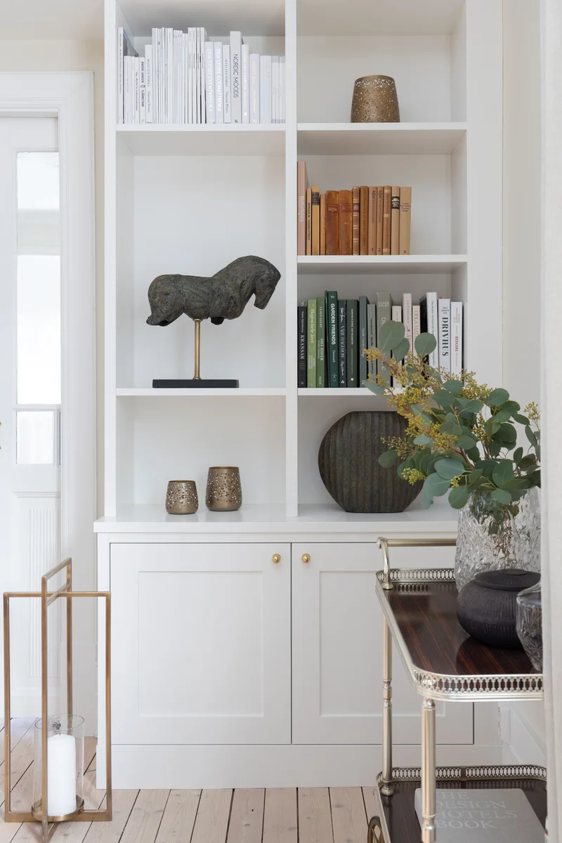 Lama Estrela vase Grønn patina 